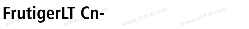 FrutigerLT Cn字体转换
